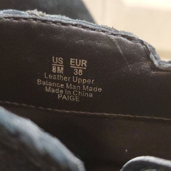 SAM EDELMAN "Paige" Black Suede Bootie - Size 8‎ - Picture 6 of 11